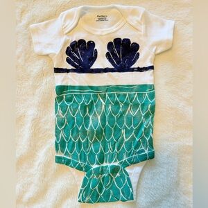 Gerber Mermaid Baby Onesie - 3/6 Months